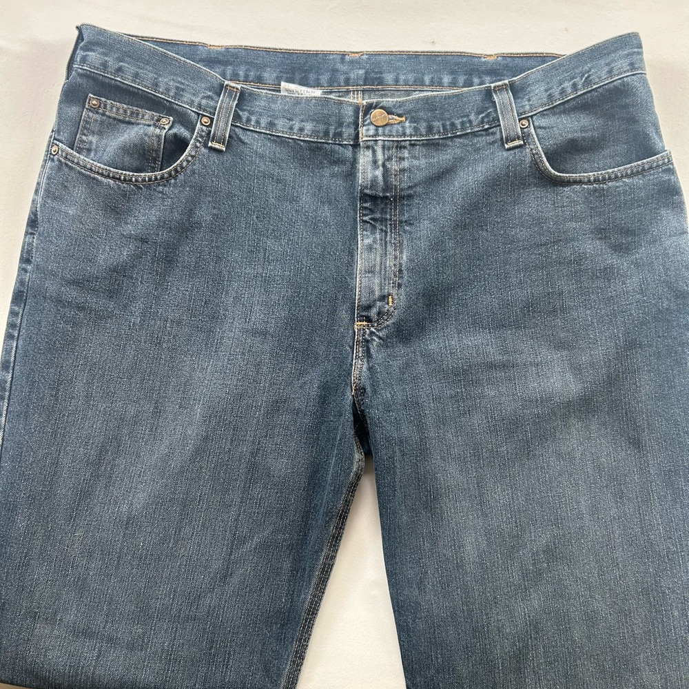Carhartt Men's Straight Blue Jeans. Size 42x30